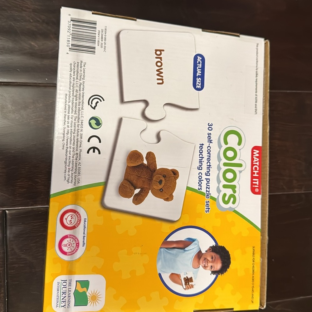 Match Colors Puzzle Set - Picture 2 of 2